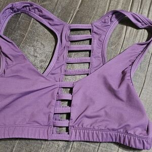 Purple VS sports bra